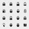 Simple padlock icons