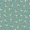 A SIMPLE paisley ON A gray BACKGROUND .Seamless pattern.