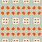 Simple pastel color transitional design seamless illustration, acrylic painted pattern, Vintage Moroccan pattern use for wallpaper