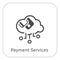 Simple Payment Services Vector Icon