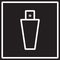 Simple perfume icon