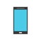 Simple Phone With Button Icon Clip Art Device Illustration Touchscreen Technology