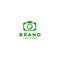 Simple photography logo design in camera icon with money motif