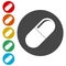 Simple Pills icon, Medicine Pills