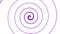 Simple purple swirl or spiral spinning in a rotating seamless repeating spiraling loop