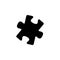 Simple puzzle icon.