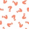 Simple question mark repeat pattern design