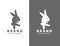 Simple Rabbit logo Design | Creative Rabbit Logo Design