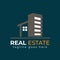 Simple Real Estate building Logo with elegant concept