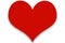 Simple Red Clipart Heart