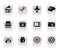 Simple Retro business and office object icons