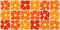 Simple, Retro Style Flowers Pattern - Summer or Sping Theme from the 60s, 70s