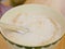 Simple rice porridge with soy bean sauce
