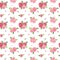 Simple rose seamless pattern