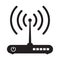 Simple router vector icon