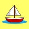 simple sailboat illustration