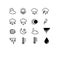 Simple Set of Approve Related Vector Line Icons. Contains such Icons as weather, snow, rain, hail, sun and more. 48x48