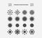 Simple Set of Bacteria, and Viruses related vector glyph icon. Contains such Icons as Virus like Corona Virus