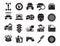 Simple Set of Car transport Related Vector Icons