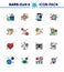 Simple Set of Covid-19 Protection Blue 25 icon pack icon included hands, microorganism, online, life, coronavirus