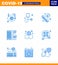 Simple Set of Covid-19 Protection Blue 25 icon pack icon included virus, protection, call, disease, building