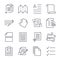 Simple Set of Document Icons. Contains such Icons as Batch Processing, Legal Documents, Clipboard, Download, Document Flow and