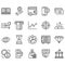 Simple set of finance Related Line Icons.