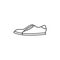 Simple shoes outline icon.