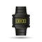 Simple sport black modern digital watch object