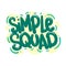 simple squad quote text typography design graphic vector illustration