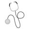 simple stethoscope icon