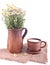 Simple still life with ceramic jug and cup