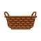 Simple straw basket