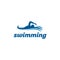 Simple Swimming Logo design inspiration - Vector