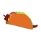 Simple Taco Isolated Vector