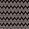 Simple traditional african mudcloth fabric, doted triangles seamless pattern, vector