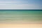 Simple tropical sea, sky and beach