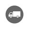 Simple truck silhouette, Delivery icon. Truck icon Vector icon. Lorem Ipsum Illustration design