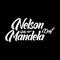 Simple Typography of Nelson Mandela Day. Happy Birthday Nelson Mandela Concept.