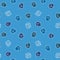 Simple vector background - cubes in blue