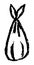 Simple vector freehand drawing of bundle of cloth with a knot for belongings