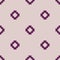Simple vector geometric floral seamless pattern. Purple and lilac color