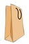 Simple Vector Hand Draw Sketch brown mockup of Paper Bag