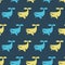 Simple vector illustration with ability to change. Pattern with whales