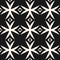 Simple vector monochrome seamless pattern. Black and white geometric ornament