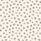 Simple vector monochrome seamless pattern with small flowers. Ditsy background
