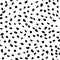 Simple vector pattern of dots, strokes, spots, smears. Hand drawn illustration, dry brush. Scandinavian style, wallpaper, fabric,