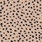 Simple vector pattern of dots, strokes, spots, smears. Hand drawn illustration, dry brush. Scandinavian style, wallpaper, fabric,