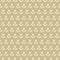 Simple vector pixel art beige seamless pattern of abstract blooming tulip flower