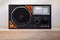 Simple Vintage Retro Look MP3 Player with FM AM SW Radio Band Receiver